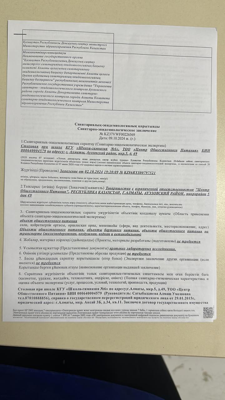 Разрешение СЭС